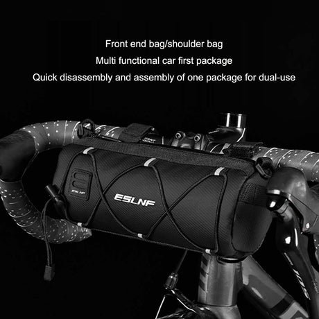 Bicycle front bag for driving, large capacity storage bag, outdoor waterproof riding bag, mountain bike front bag - V.I.P Digital Presence