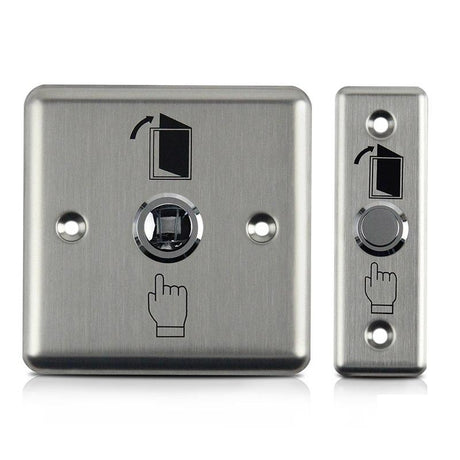 Stainless Steel Exit Button Push Switch Door Sensor - V.I.P Digital Presence