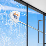 New magnetic glass cleaner with extended pole and double-sided water storage for high-rise home use. - V.I.P Digital Presence