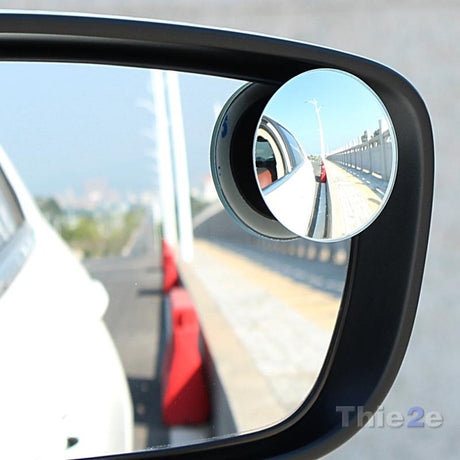 1 pair  360 Degree frameless ultrathin Wide Angle Round Convex Blind Spot mirror for parking Rear view mirror - V.I.P Digital Presence