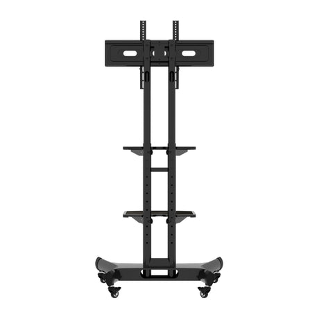 FANCO Universal Rotating TV Stand, suitable for 32-80 inch TVs, adjustable tilt height, maximum VESA 600x400mm (black) - V.I.P Digital Presence