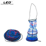 LEO Colorful 3 Layers Collapsible Fishing Net Basket to Keep Fish Alive in the Water 65cm - V.I.P Digital Presence