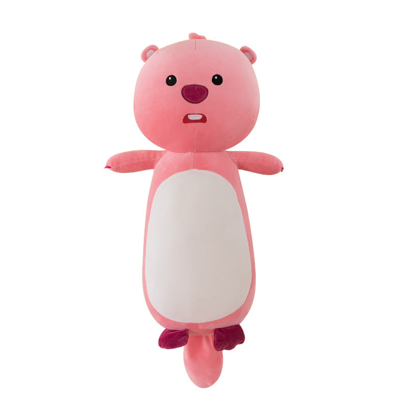 Super cute beaver long doll cute beaver headboard pillow super soft one-piece pillow gift - V.I.P Digital Presence