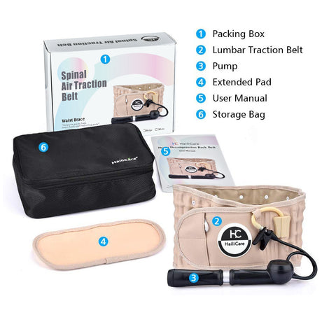 HailiCare Inflatable Belt Waist Retractor Home Waist Support Fixed Belt Health Supplies - V.I.P Digital Presence
