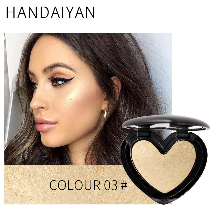 HANDAIYAN Three-Dimensional Repair And Makeup Love Highlighting Powder And Eye Shadow Dual Use - V.I.P Digital Presence