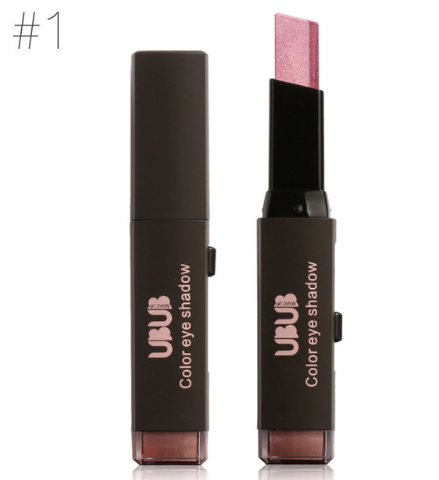 UBUB Double Color Stereo Gradient Velvet Shimmer Eyeshadow Stick Earth Color Eye Shadow Cream Pen - V.I.P Digital Presence