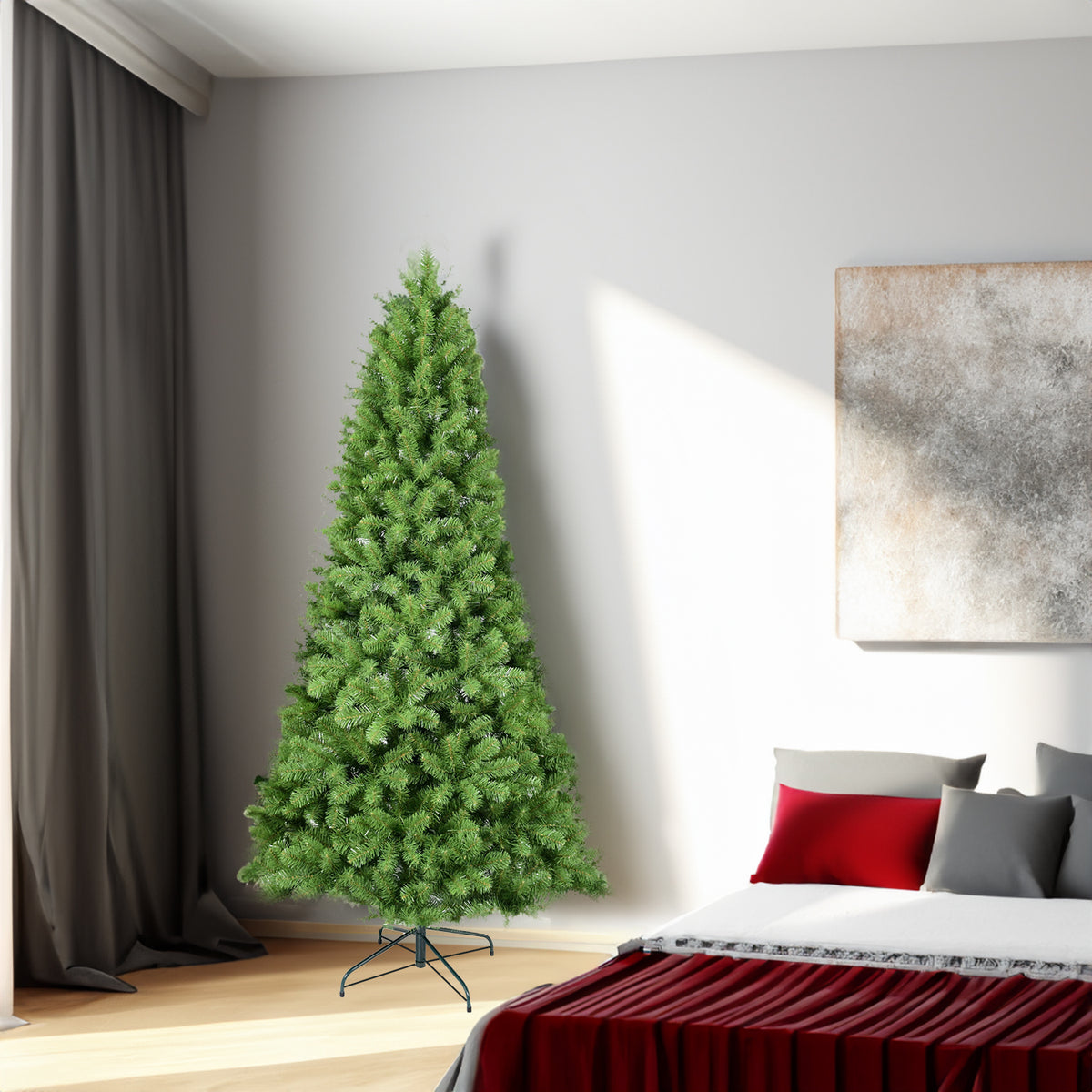 5FT PVC Green Memory Wire Christmas tree - V.I.P Digital Presence