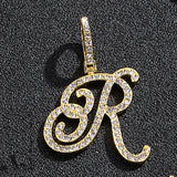 Hip hop accessories grass letter pendant melon seed buckle Cuban chain accessory - V.I.P Digital Presence