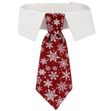 New British style handsome Christmas dog collar Christmas pet tie - V.I.P Digital Presence