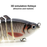 Multi Jointed Fishing Lure Sinking Artificial Wobbler Bait Hard Bait Swimbait 10cm/15.7g Fishing Tackle 7 Sections Crankbait - V.I.P Digital Presence