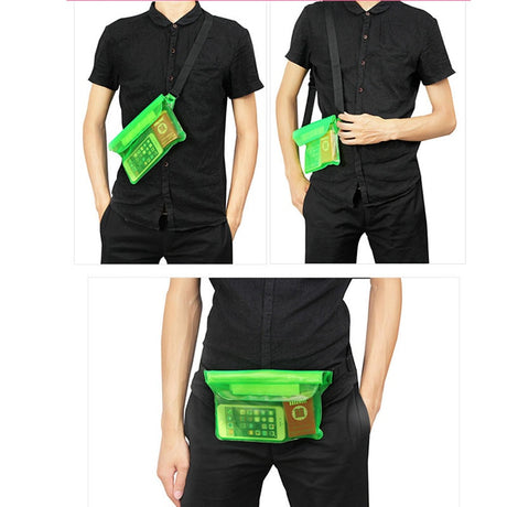 Waterproof Swimming Bag Ski Drift Diving Shoulder Waist Pack Bag Underwater Mobile Phone Bags Case Cover For Beach Boat Sports - V.I.P Digital Presence