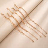 Love Beaded Punk Chain Foot Chain Set Hip Hop Personalized Snake Bone Chain Foot - V.I.P Digital Presence