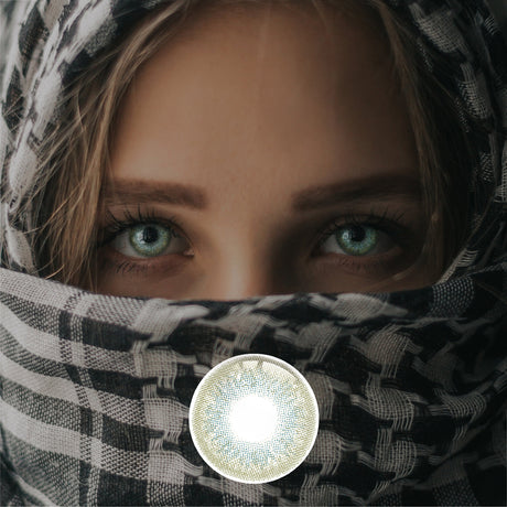 1Pcs FDA Certificate Eyes Beautiful Pupil Colorful Girl Cosplay Contact Lenses Green - V.I.P Digital Presence