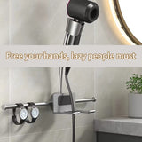 Lazy hair dryer bracket No hand-held hair dryer shelf Wall-mounted no-punching - V.I.P Digital Presence