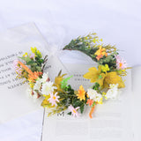 Flower garland scenic spot birthday wedding best friend bridesmaid headband small chrysanthemum flower wreath headwear - V.I.P Digital Presence