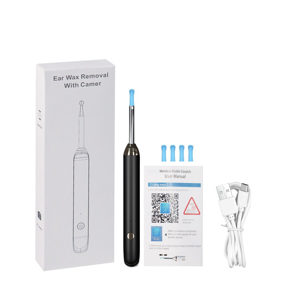 Visual Ear Spoon Cross border HD Visual Ear Picking Device Wireless WIFI Visual Ear Picking Spoon Visual Ear Picking Spoon - V.I.P Digital Presence