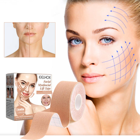 Myofascial Face Tightening Band, Face Anti-Sagging Lift Chin V-Shaped Face Breathable Face Lifting Tape - V.I.P Digital Presence