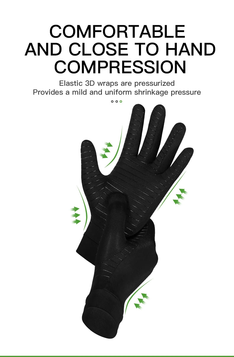 Indoor writing computer health exercise joint pain relief physical therapy anti edema protection nursing rehabilitation full finger gloves - V.I.P Digital Presence