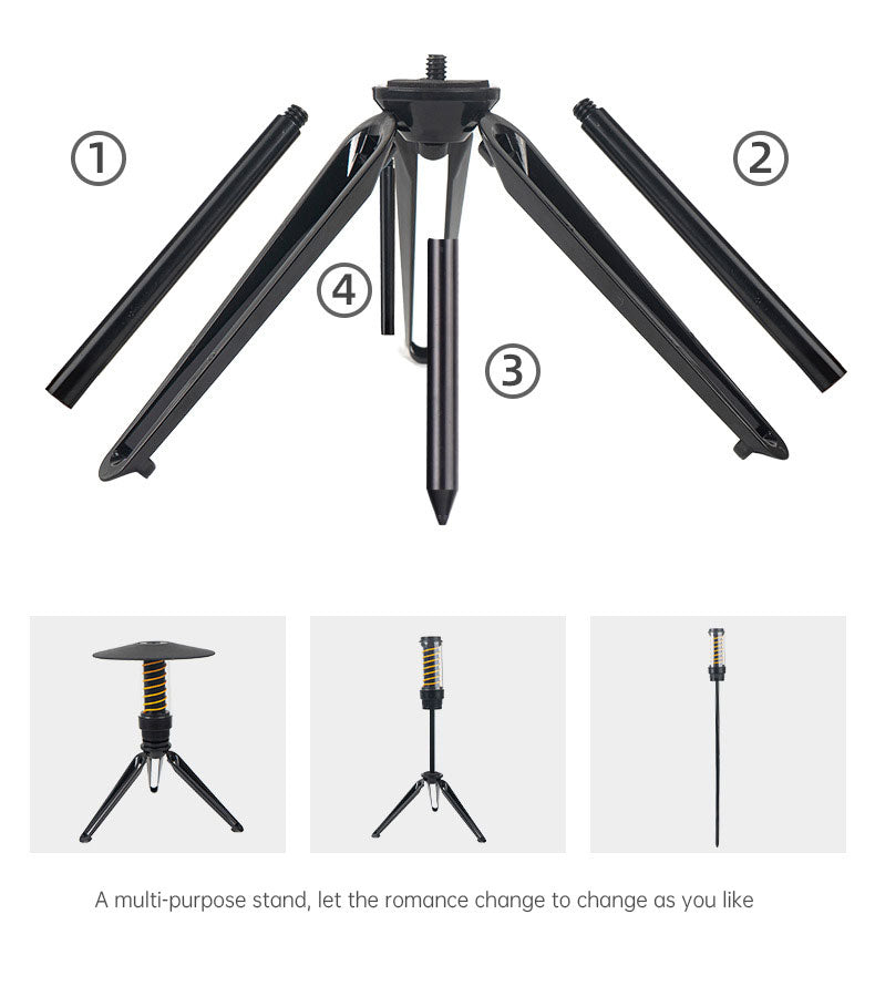 Outdoor Camping Light Portable Night Light Portable Flashlight Tripod Stand Lighting Lighthouse Marquee Tent Atmosphere Light - V.I.P Digital Presence