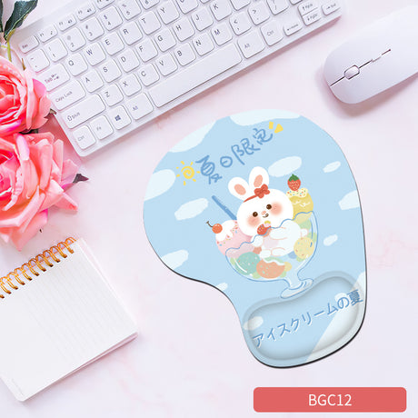 Silicone wrist mouse pad female comfortable computer soft non-slip hand rest pad thick non-slip wrist rest cute game pad - V.I.P Digital Presence