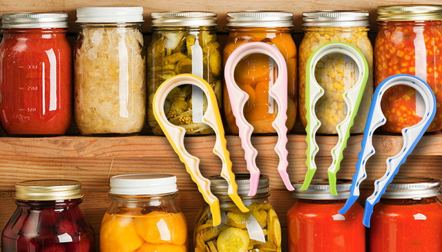 2pc Jar Opener, Easy Grip Bottle Opener Twist Off Lid Quick Opening Cooking Everyday Use for Weak Hands and Arthritic - V.I.P Digital Presence