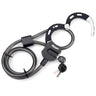 Heavy Duty Security Lock for Scooters, Bicycles, Prams, Black, High-Tech ABS Coated Ideal Scooter Lock for E-Scooter Motorcycle