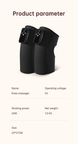 Electric heating knee massage instrument, vibration moxibustion, shoulder and elbow joint pain, hot compress knee massager for old cold legs - V.I.P Digital Presence