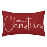 Christmas Decorative Pillowcase 2-piece Set Merry Christmas Sofa Cushion Cover Believe Waist Pillow Cover - V.I.P Digital Presence
