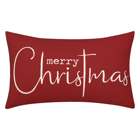 Christmas Decorative Pillowcase 2-piece Set Merry Christmas Sofa Cushion Cover Believe Waist Pillow Cover - V.I.P Digital Presence
