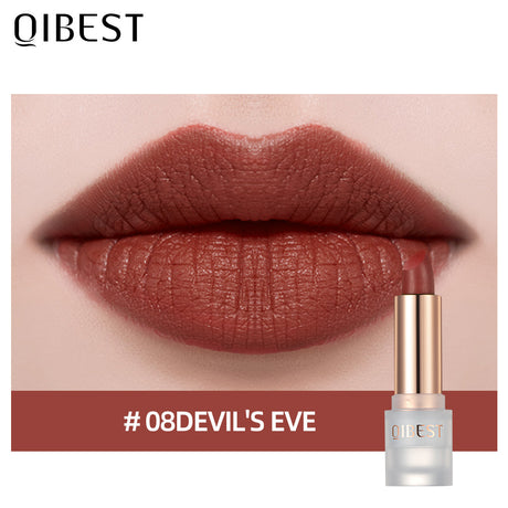 QIBEST Lipstick Velvet Matte Lipstick Not Easy To Fade Easy To Color Matte Lipstick - V.I.P Digital Presence