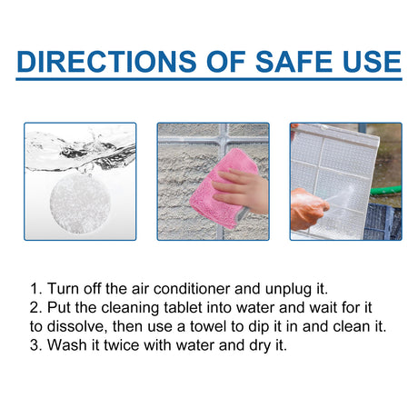 Air Conditioner Cleaning Tablet, Air Conditioner Cleaning Sheet For Household Air Conditioner - V.I.P Digital Presence