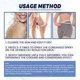 Body Shaping Condensation Spray, Anti-Orange Peel Moisturizing And Firming Skin Body Slimming Condensation Spray