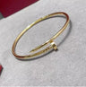 Precision Thick Plating Head and Tail Diamond Fashion Three-Circle Full Diamond Couple Bracelet - V.I.P Digital Presence