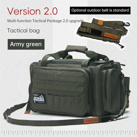 Outdoor camping picnic bag outdoor tableware storage tactical compartment sundries portable shoulder bag - V.I.P Digital Presence