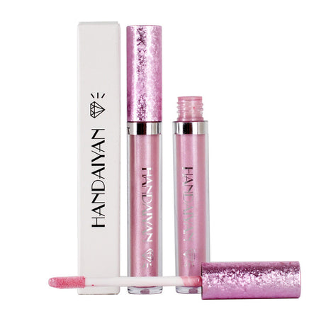 handaiyan Diamond Pearl Lip Gloss Non-Stick Cup Mermaid Lip Gloss Lipstick - V.I.P Digital Presence