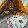 Manta de playa con diseño de ojo malvado, toalla de moda, tapete para acampar, tapete para picnic, manta para sofá de casa con diseño de ojo de demonio, manta para acampar, tienda de campaña, decoración para exteriores
