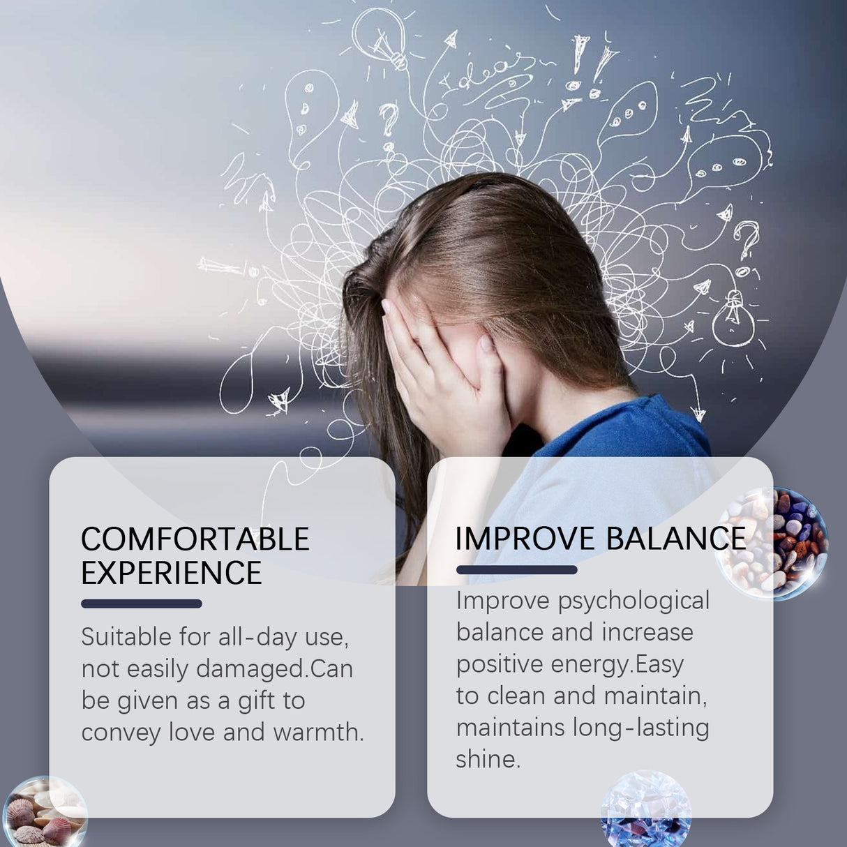 Aquamarine Crystal Fragment Bracelet Simple Portable Fresh Sea Blue Shell Bracelet With 100 Accessories - V.I.P Digital Presence