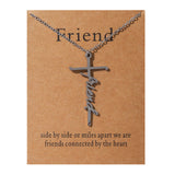 Faith Religious Gift Stainless Steel Cross Collarbone Chain Sweater Chain - V.I.P Digital Presence