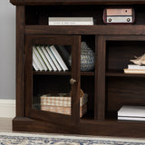 Contemporary TV Media Stand Modern Entertainment Console Brown - V.I.P Digital Presence