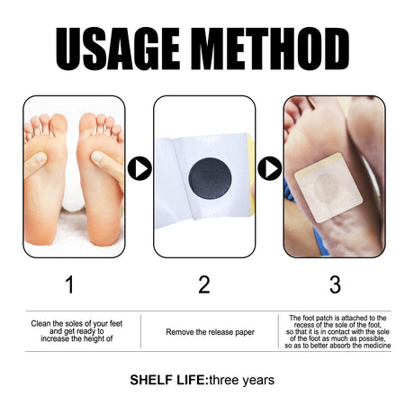 Body Care Growth Stickers, Plantar Acupoint Stimulation Patch For Adults And Children - V.I.P Digital Presence
