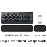 Reposamuñecas ergonómico para teclado y ratón, para oficina, para proteger y relajar la muñeca, con espuma viscoelástica, para ordenador y portátil