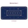 Dezhou playing card pad tablecloth table cushion square round chip rubber cushion playing card table top cushion