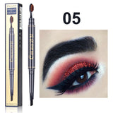 CmaaDu Toothbrush head eyebrow pencil pigment multi functional waterproof double ended eyebrow - V.I.P Digital Presence