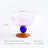 Household heat-resistant cute stained glass bowl tall dessert bowl sugar bowl household taro round ice cream bowl yogurt bowl - V.I.P Digital Presence