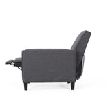Smoke Fabric Push Back Chair for Elegant Home Décor - V.I.P Digital Presence