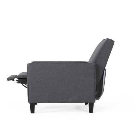 Smoke Fabric Push Back Chair for Elegant Home Décor - V.I.P Digital Presence