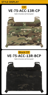 WoSporT can accommodate three 5.56 (or two 7.62) inner pockets with built-in function cover camouflage front panel - V.I.P Digital Presence