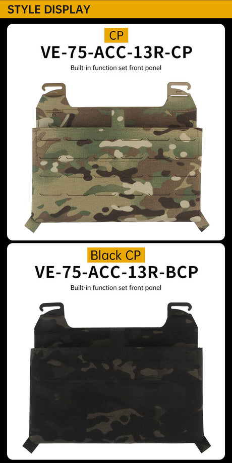 WoSporT can accommodate three 5.56 (or two 7.62) inner pockets with built-in function cover camouflage front panel - V.I.P Digital Presence