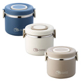 Portable simple stainless steel insulated lunch box with lid - V.I.P Digital Presence