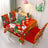 Christmas new polyester waterproof tablecloth one-piece printed chair cover festive decoration cartoon Santa Claus - V.I.P Digital Presence